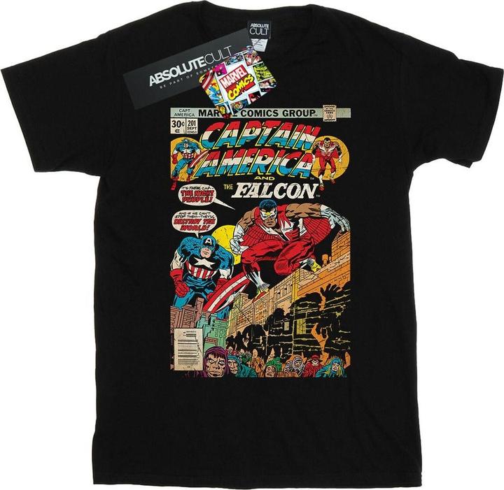 Produktbild Captain America And Falcon Comic Cover TShirt (5XL)