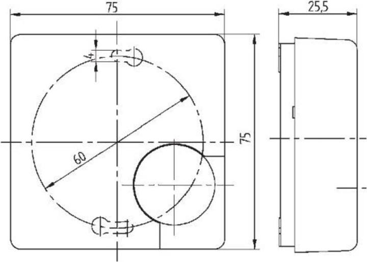 Produktbild Eberle Controls Raumthermostat 5 bis 60 °C RTR