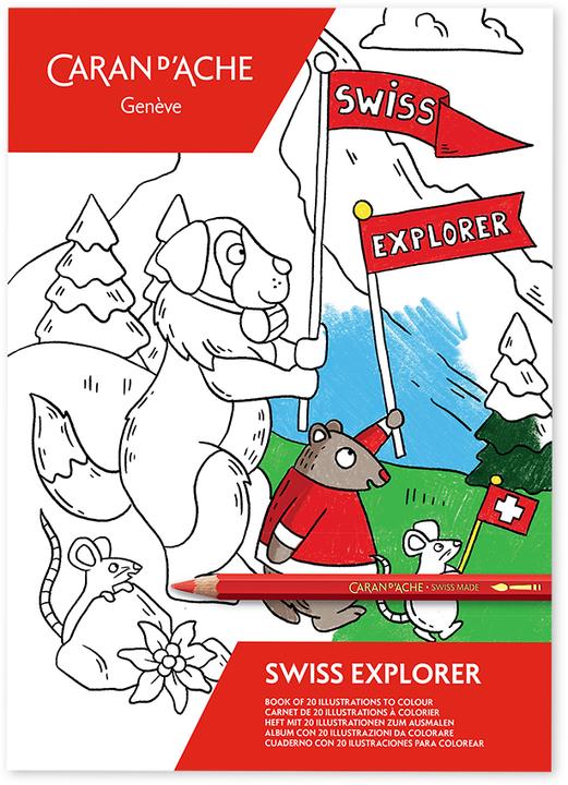 Caran d'Ache Swiss Explorer Malbuch