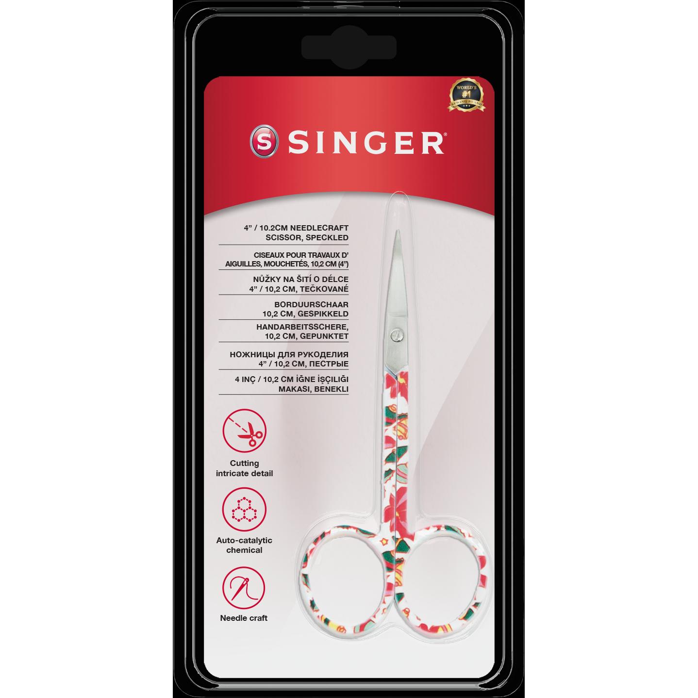 Singer Stickschere 10287P5-4 Stickschere, Nähzubehör, Mehrfarbig