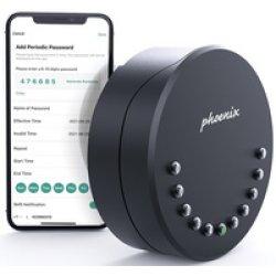 Produktbild Phoenix Smile Schlüsselkasten schwarz mit 2 Haken Elektronikschloss