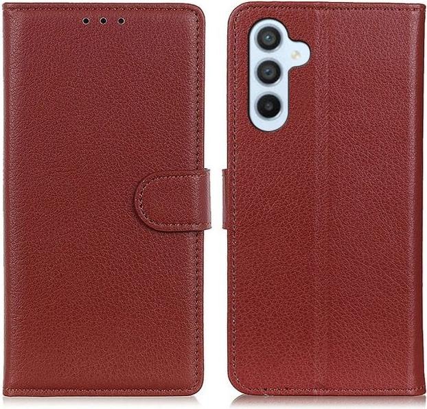 Actual product image MU Classic Litchi Leather Bookcover Series (Samsung Galaxy A34 5G)