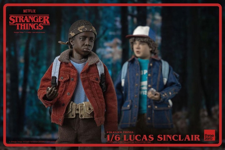 Image du produit ThreeZero Stranger Things figurine 1/6 Lucas Sinclair 23 cm