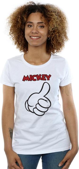Actual product image Disney Womens/Ladies Mickey Mouse Thumbs Up Cotton T-Shirt (M)