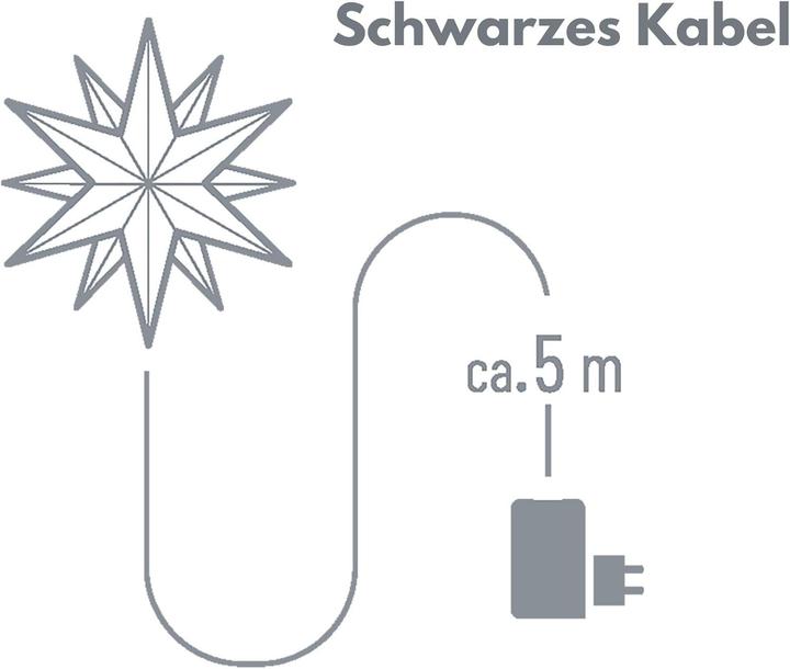 Novaliv Poinsettia decorative star | 40cm WHITE | indoor and outdoor | for E14 bulb with thread