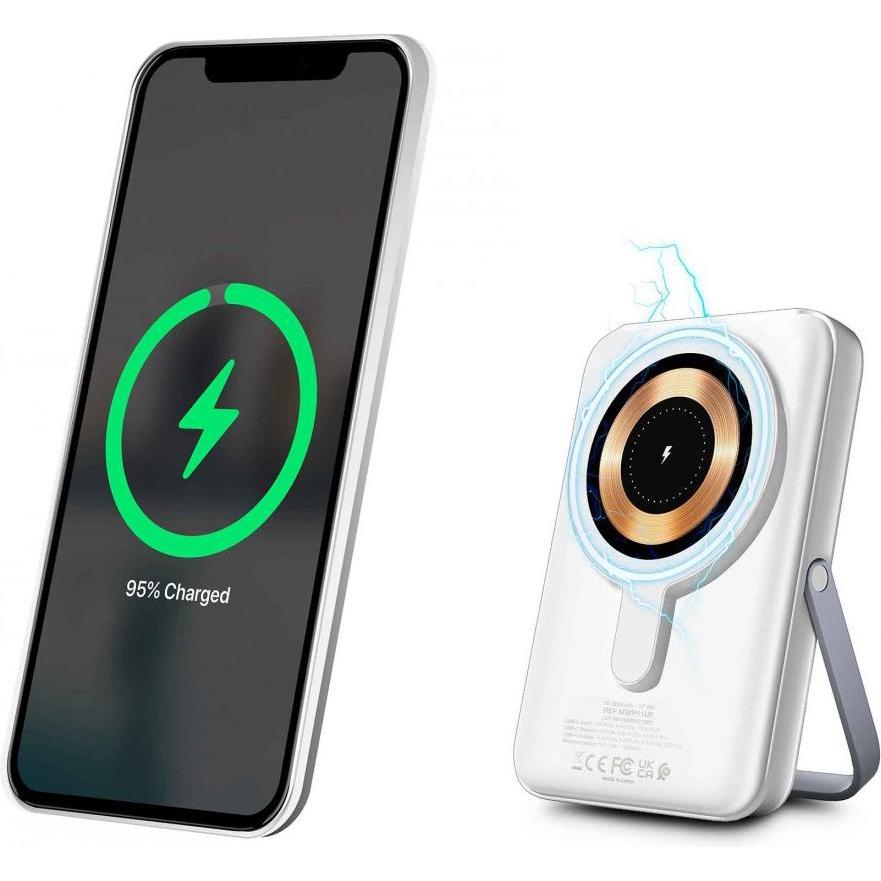 Thumbnail - Urban Factory WIFI MAGNEE POWERBANK 10.000MAH WHITE (10000 mAh), Powerbank, Weiss