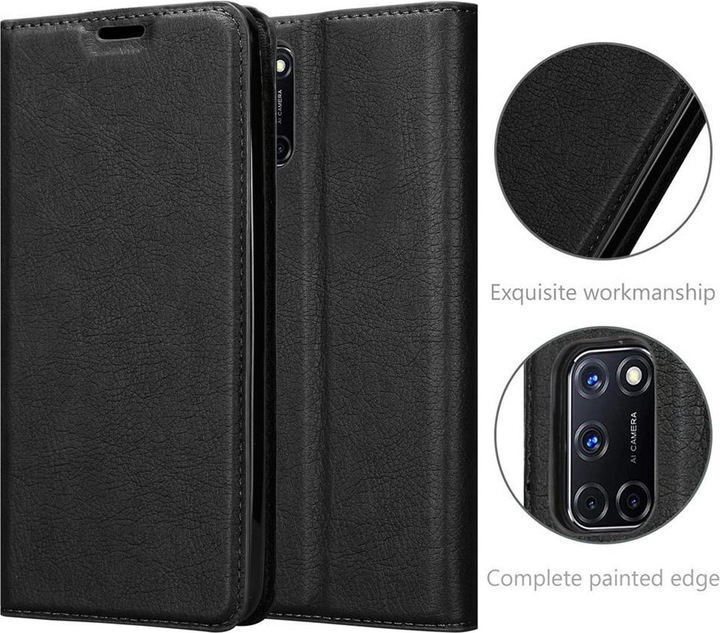 Actual product image Cadorabo Book Invisible Magnet Cover (Oppo A52)