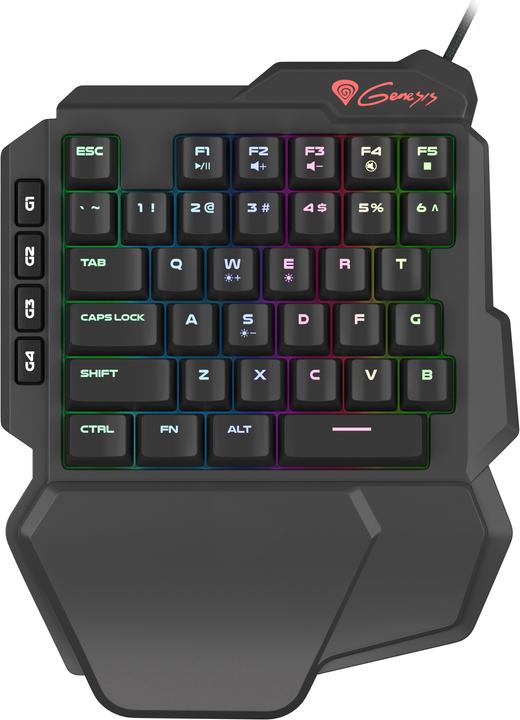 Produktbild Genesis Thor 100 RGB Tastatur USB QWERTY Englisch (US, Kabelgebunden)