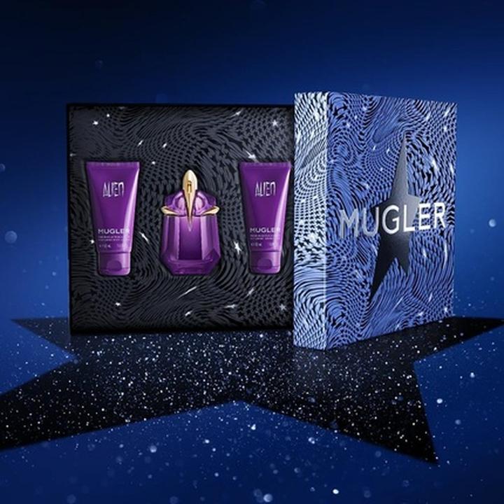 Produktbild Thierry Mugler Alien Set Eau de Parfum 30ml Refillable + Body Lotion 50ml + Shower Gel 50ml (Parfum Set)