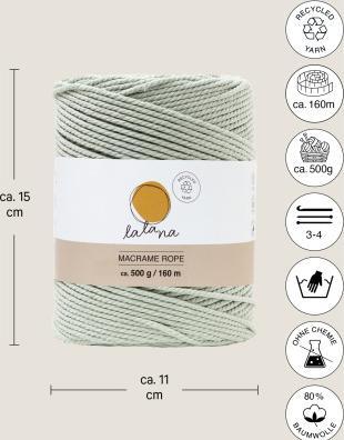 Actual product image Lalana Macrame Rope (160 m)