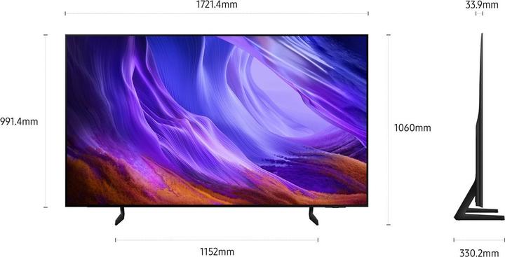 Actual product image Samsung QE77S85HAEXZU (77", S85H, OLED, 4K, 2026, CH)