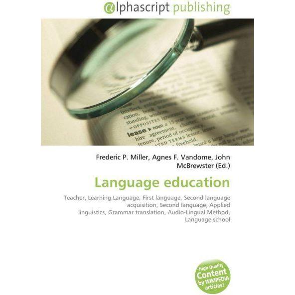 Thumbnail - Language education, Fachbücher von Agnes F. Vandome, Frederic P. Miller, John McBrewster