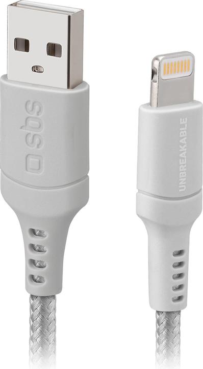 Actual product image SBS Lightning USB 2.0 cable - Unbreakable Collection (1 m, USB 2.0)