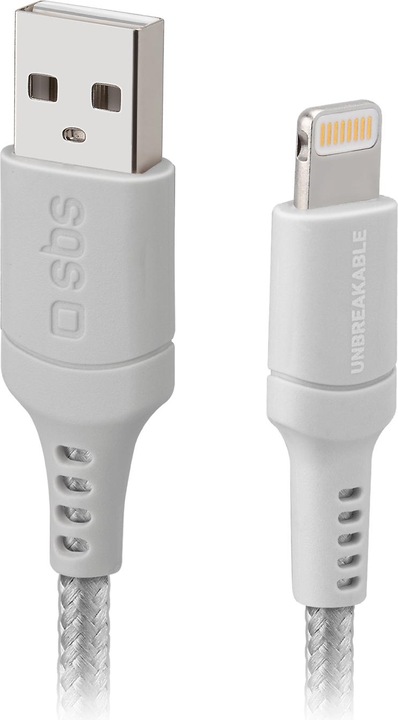 Produktbild SBS Kabel USB 2.0 Lightning - Unbreakable Collection (1 m, USB 2.0)