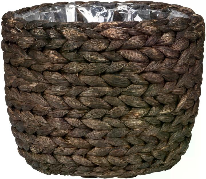 Actual product image Scheurich Water hyacinth 23, wicker planter/basket planter/basket pot made of Water hyacinth Colour: Brown, 23 (23 cm)