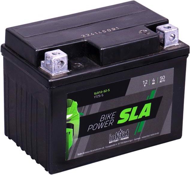 Actual product image Intact SLA12-5Z-S Bike-Power GEL 4Ah motorcycle battery (DIN 50314) YTZ5S, YTX4L-BS (12 V, 4 Ah, 50 A)