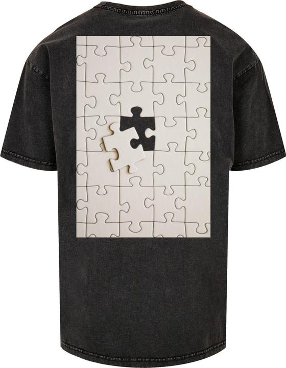 Produktbild Merchcode Missing Piece Acid Washed Heavy Oversize Tee - 136217 (L)