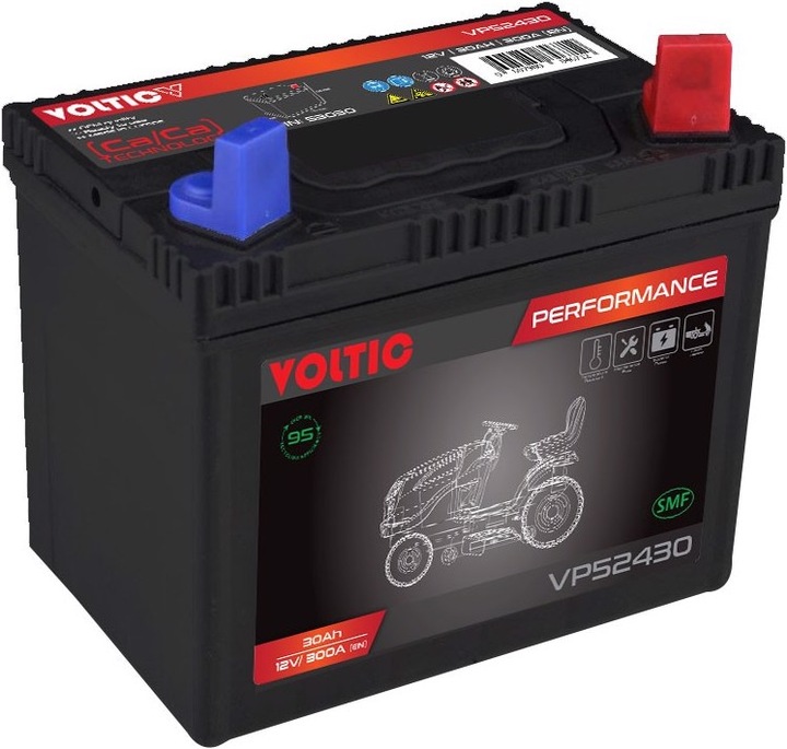 Produktbild Voltic Rasentraktor Batterie Performance (DIN 53030) SMF (12 V, 30 Ah, 300 A)