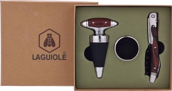 Laguiole Set cadeau de vin 3 pièces