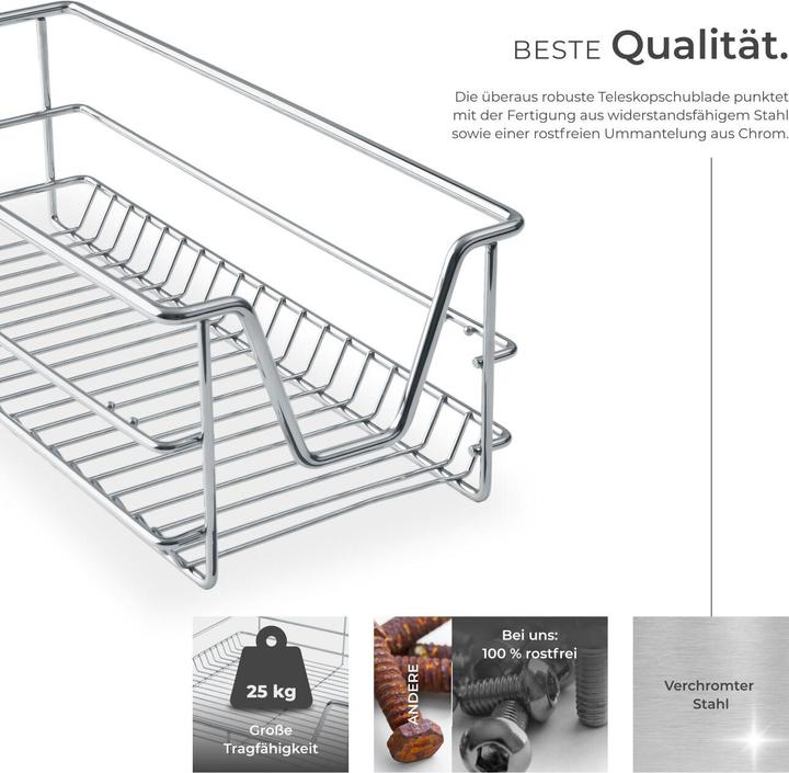 Image du produit tectake Tiroir de Rangement