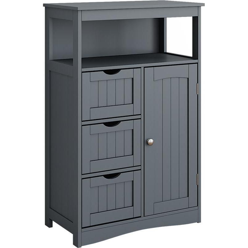 Vichy, Regal, Midischrank Bianco, Grau, 56 x 86.5 cm