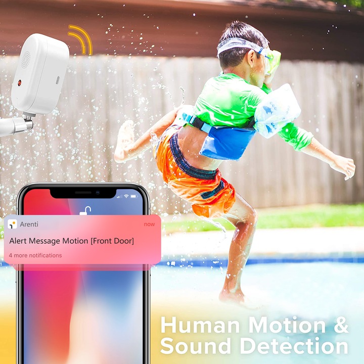 Productafbeelding Laxihub W1 Draadloze Wi-Fi 1080P Camera met oplaadbare batterij (1920 x 1080 Pixels)