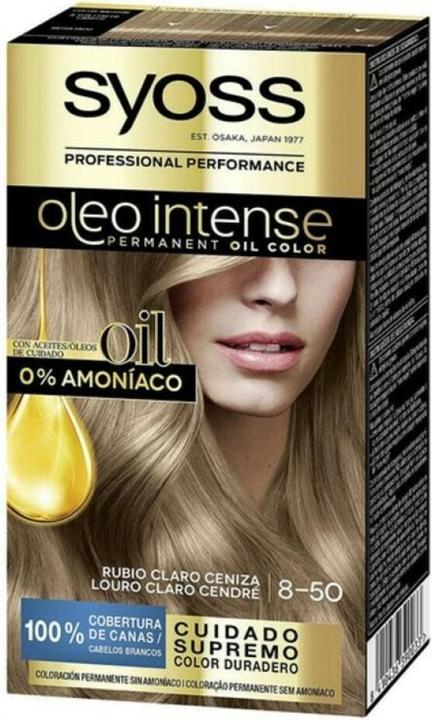 Image du produit Syoss OLIO INTENSE encre sin amoniaco #8.50-rubio ceniza 5 pz (8-50)