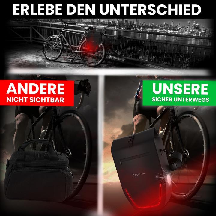 Produktbild Eloneo Fahrradtasche für Laptop (28 l, Gepäckträgertasche)