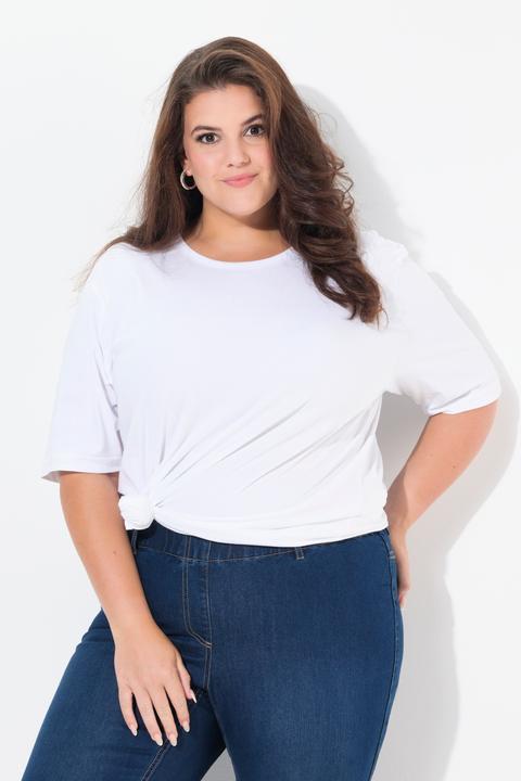 Produktbild Ulla Popken T-Shirt, Rundhalsausschnitt, Relaxed, Halbarm (46, 48)