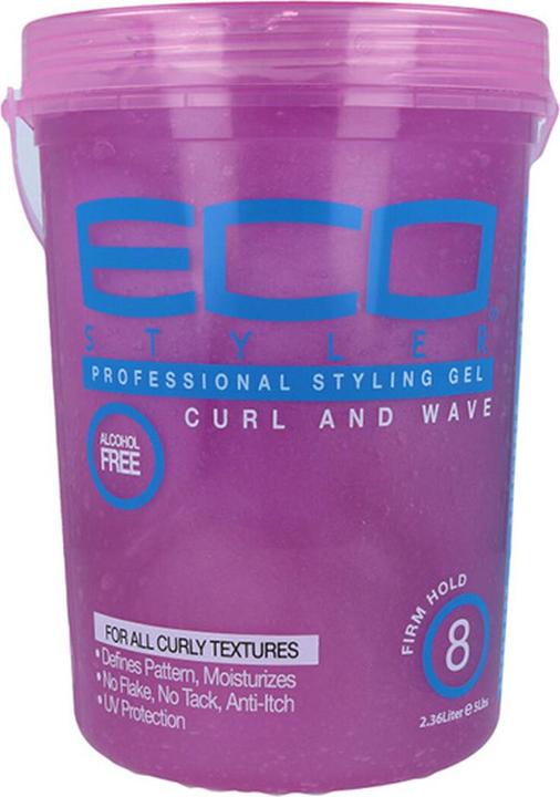 Eco Style ECOCO Gel Curl and Wave Firm Hold with UV Protection 80 fl. oz./2360 ml (Haargel, 2360 ml)