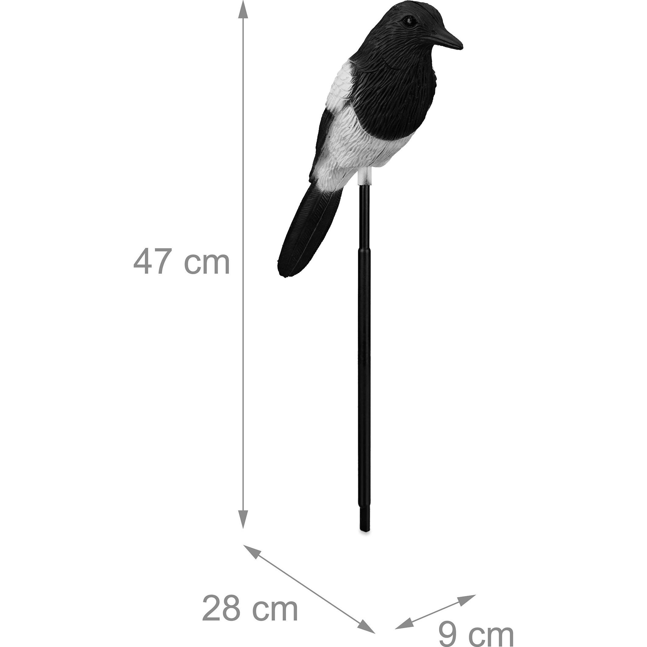 Thumbnail - Relaxdays, Aussendekoration, 2x Vogel-Gartenfigur