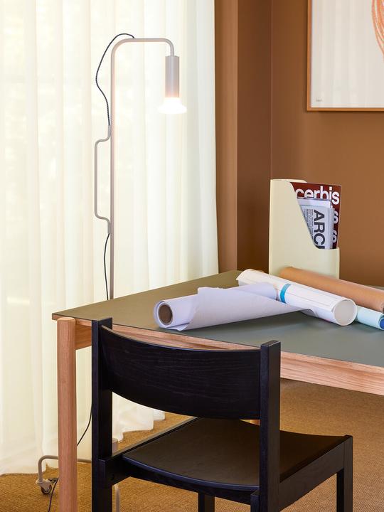 Actual product image Hübsch Oblique Dining Table Rectangular Olive (190 x 107 x 75 cm)