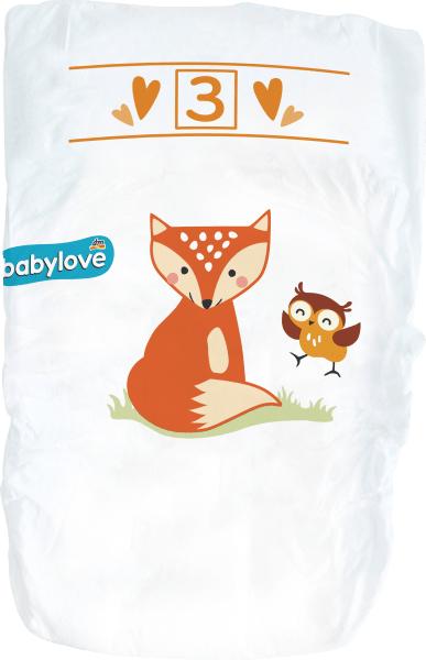 Actual product image dm babylove Premium-Windeln (Size 3, Pack, 92 Piece)