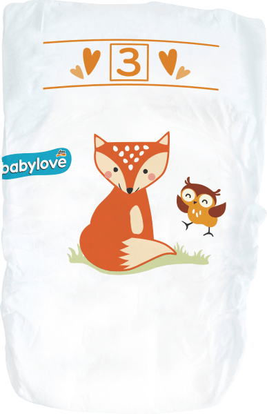 Actual product image dm babylove Premium-Windeln (Size 3, Pack, 92 Piece)