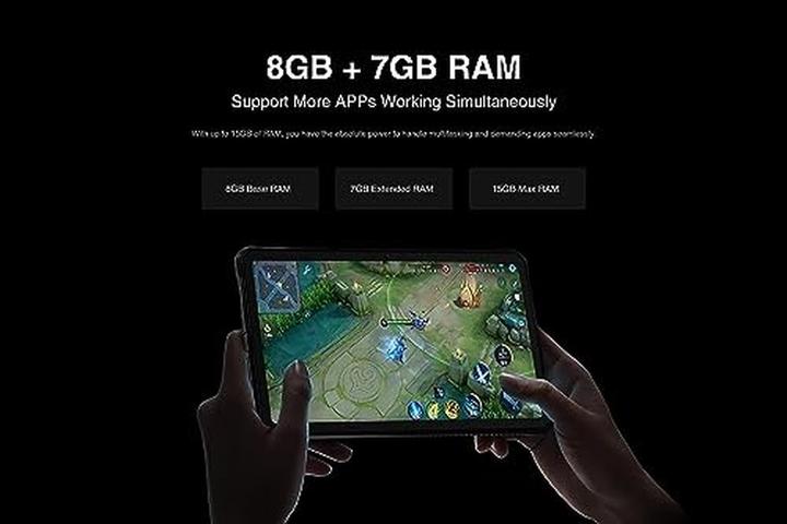 Produktbild Doogee R10 -tabletti, 128/8 Gt, hopea (4G, 10.40", 128 GB, Silber)