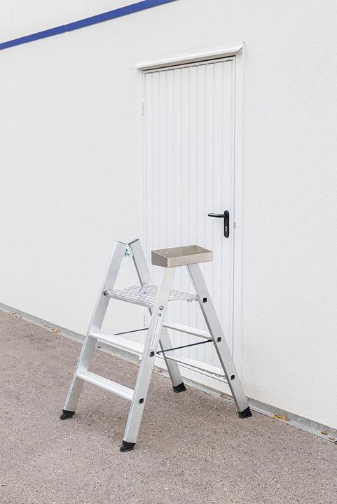 Actual product image Günzburger Storage tray for folding steps accessible from both sides (Folding step, 30 cm)