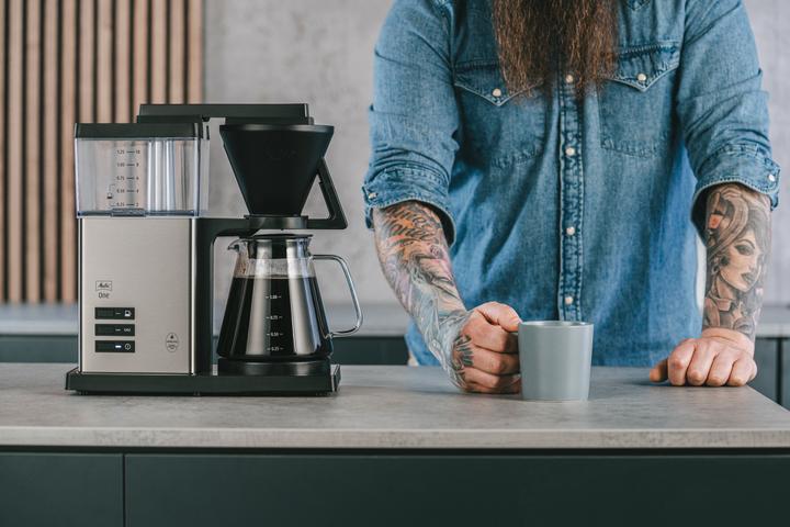 Actual product image Melitta Coffee machine One stainless steel 1031-01
