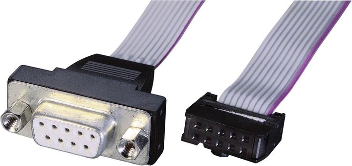 Actual product image Renkforce Serial connection cable (1x D-SUB socket 9pol. (0.26 m, Parallel (printer))