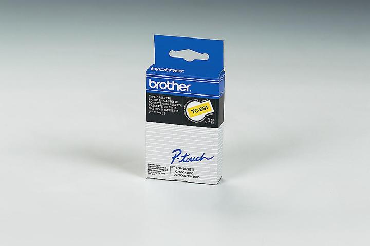 Actual product image Brother P-Touch (6 cm, Yellow)