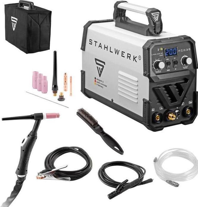 Actual product image Stahlwerk DC TIG 200 ST IGBT welding machine with 200 amps and MMA electric hand