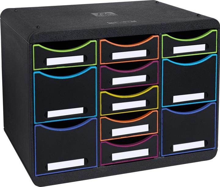 Image du produit Exacompta Boîte à tiroirs STORE-BOX MULTI 313914D 11 tiroirs arlequin/sw