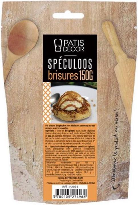 Actual product image Patisdécor Speculoos crumbs (1 pcs.)