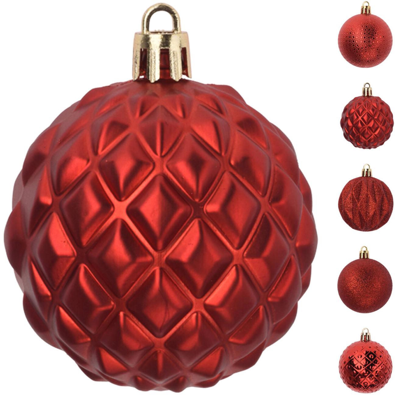 H & S Collection, Decorazioni per albero di Natale, Baubles di Natale (35 x)