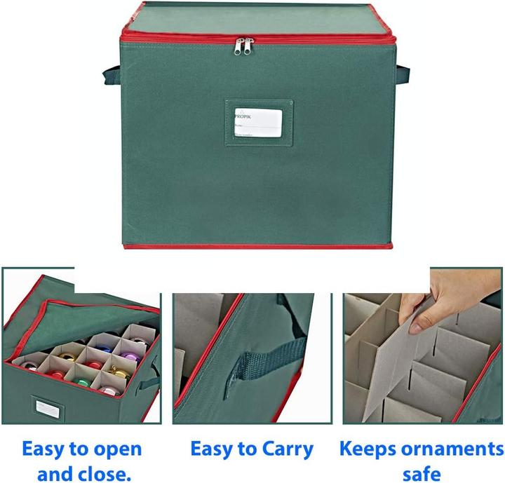 Actual product image ProPik Weihnachtskugeln Aufbewahrungsbox (33 cm)