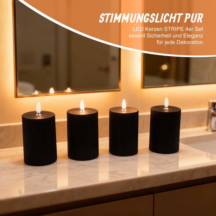 Produktbild Relaxdays 4x LED-Kerzen (4x)