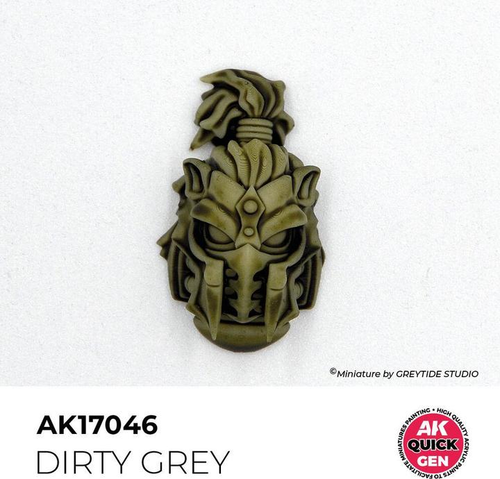 Productafbeelding AK Interactive Pot de Quick Gen - Dirty Grey (18 ml) (18 ml)