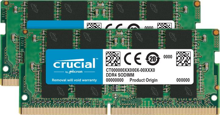 Actual product image Crucial Laptop Memory (2 x 8GB, 2400 MHz, DDR4-RAM, SO-DIMM)