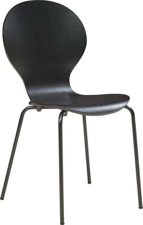 Produktbild En.Casa Esszimmerstuhl Etne 4er Set Schwarz