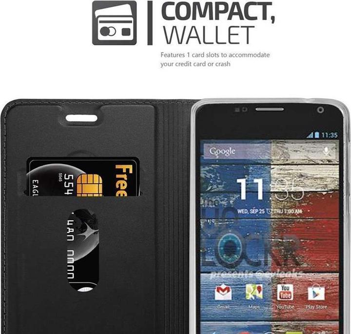 Actual product image Cadorabo Book Classy Style Cover (Motorola Moto G2 (2nd Gen))