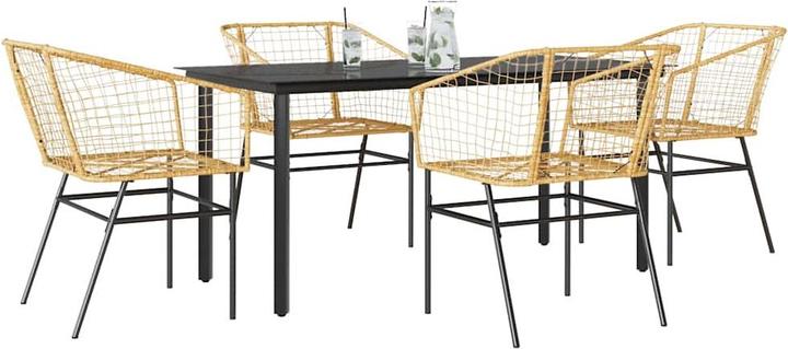 Actual product image vidaXL Garden dining set (160 cm)